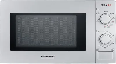 Produktbild von Severin MW 7900, Arbeitsplatte, Grill-Mikrowelle, 20 l, 700 W, Drehregler, Weiß