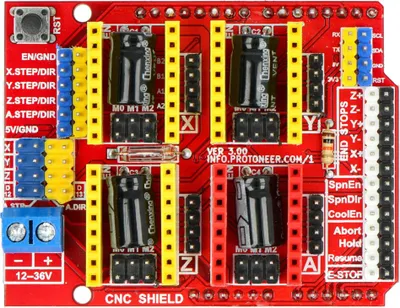 Immagine prodotto di Rosfix Modulo CNC V3 Shield per Arduino Uno