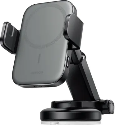 Obrázek produktu pro Joyroom Magnetický držák do auta Bezdrátová indukční nabíječka 15 W (kompatibilní s MagSafe pro iPhone) pro palubní desku (JR-ZS295)
