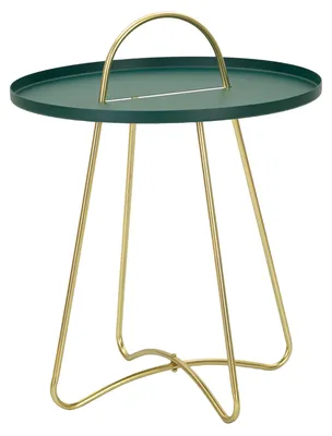 Immagine prodotto di Mauro Ferretti tavolino Grent Ø 45x59 cm verde oro
