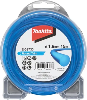 Obrázek produktu pro Makita E-02733 Žací struna kulatá 1,6 mmx15 m
