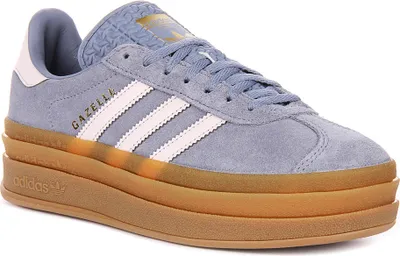 Produktbild von Adidas Gazelle Bold J In Grey Pink For Youth – 4 UK - 36 2/3 EU - 4.5 US / Greypink