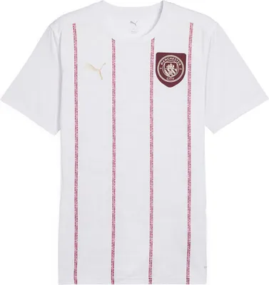 Produktbild von Puma Manchester City Fc Vor Dem Spiel Kurzarm-t-shirt Weiß S Weiß S