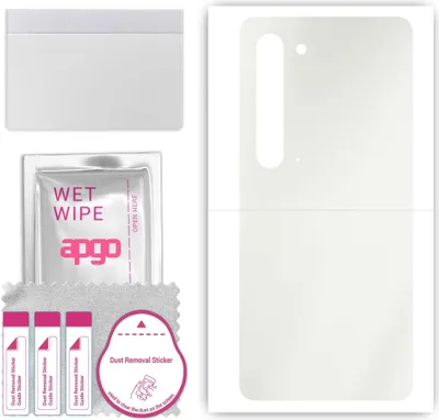 Produktbild von apgo Rückseite Schutzfolie, Matt, kompatibel mit Sharp Aquos R5G, Hinten Hydrogel-Displayschutzfolie mit Positionierhilfe, kratzfest, einfache Montage