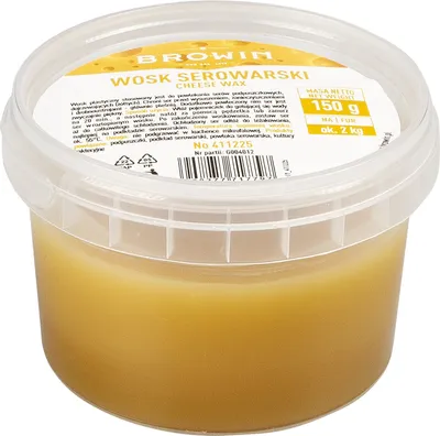Zdjęcie produktu dla Wosk do sera żółtego 150 g - BIOWIN