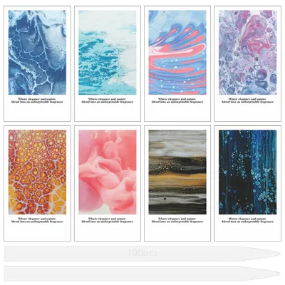 108 Papier-Parfumtester, Duftstreifen, Aromatherapie-Teststreifen
