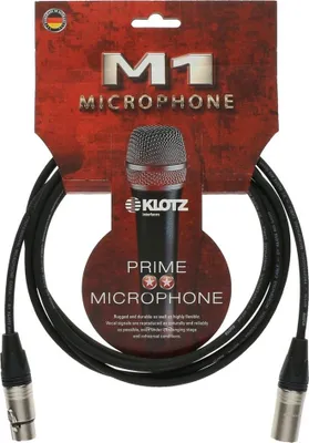 Produktbild von Klotz M1FM1N0100 100 cm Mikrofonkabel
