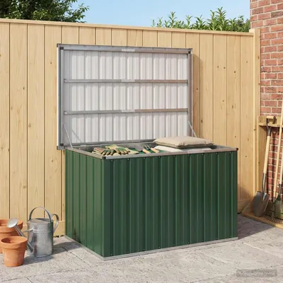 Produktbild von vidaXL Garten-Aufbewahrungsbox Grün 109 x 67 x 65 cm