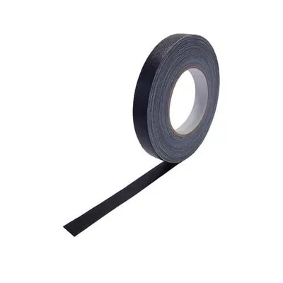 Image de Ruban de tissu noir D:0,305 W:19mm D:50m No.90 0.305x19x50 sw