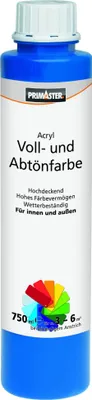 Produktbild von Primaster Voll- und Abtönfarbe 750 ml schwarz matt