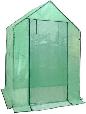 Produktbild von Famanu Gewächshaus mit PE-Abdeckung - 143 x 73 x 195 cm