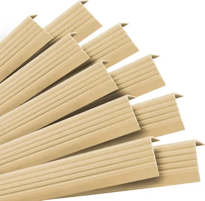 Produktbild von QUEST Set: Selbstklebende Antirutsch-Treppenprofile, creme, 40x25 mm, 100 cm