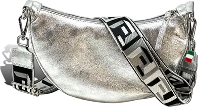Immagine prodotto di Borsa Florence in pelle argento, borsa da città D2OTF823J