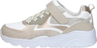 Image de Skechers Uno Lite - Metallic Burst  Klittenband - Beige - Maat 35