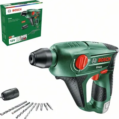 Image de Bosch Home and Garden Uneo (sans bloc de batterie ni chargeur) Marteau perforateur sans fil 12 V 2.5 Ah Li-Ion (060398400C)