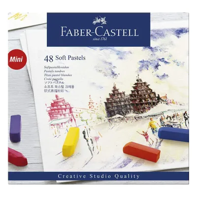 Image de FABER-CASTELL Pastels doux CREATIVE STUDIO, étui de 48 pièces