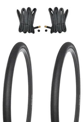 Produktbild von 2 Stk Kujo 28 Zoll Fahrradreifen 700x40c Gravel 40-622 + Schläuche mit Autoventilen, 30 TPI