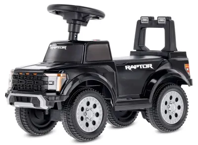 Produktbild von Kinderauto für Einjährige mit LED-Staufach, Ford Raptor, schwarz, Sun Baby