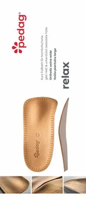Produktbild von Pedag Relax - 3/4 Anatomisches Fußbett mit Spreizfußpelotte und Längsgewölbeunterstützung - 42