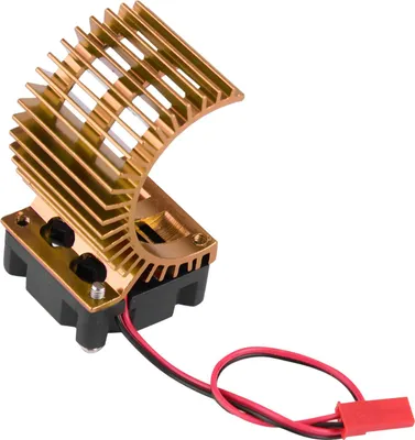 Produktbild von Kühlkörper mit Kühlventilator für 1 /10 -Skala Elektrische RC -Auto 540 /550 Motor (Gold)