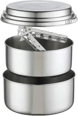 Immagine prodotto di Set di 2 pentole MSR Alpine - Pentole da esterno in acciaio inox