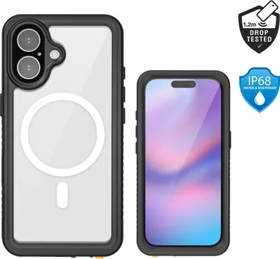Produktbild von 4smarts Hülle, Cover, Apple, iPhone 17, 16 cm (6.3"), Schwarz, Transparent