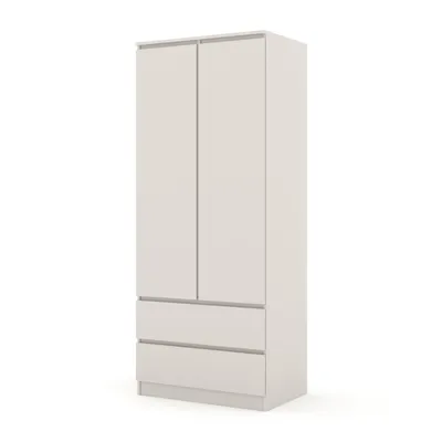Image de Armoire MAJA 80 cm KASCHMIR Armoire fonctionnelle avec étagères et tringle à vêtements