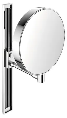 Immagine prodotto di Miroir de soins de beauté et de rasage emco, réfléchissant des deux côtés, grossissement 3x et 7x, rond, bras flexible, glissière, non éclairé, 109500115, 109500115