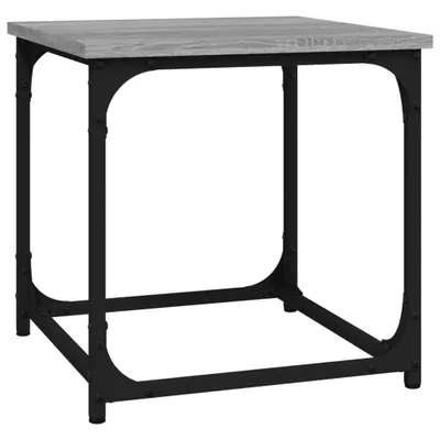 Produktbild von vidaXL Beistelltisch Grau Sonoma 40x40x40 cm Holzwerkstoff