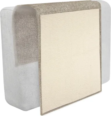 Produktbild von Navaris Katzen Kratzmatte Kratzschutz Sofa - Sisal Kratzteppich 130 x 45 cm für Katze - Couch Katzenkratzmatte - auch für Hunde geeignet
