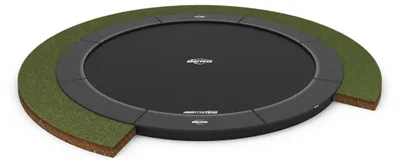 Produktbild von BERG Bodentrampolin Champion FlatGround 330 Stahlrahmen Grau