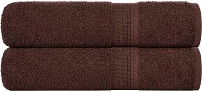 Produktbild von Handtücher FROGN 2 Stk. Braun 50x100 cm 360 g/m²