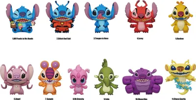 Produktbild von Lilo & Stitch PVC-Taschenanhänger Serie 5 Display (24)