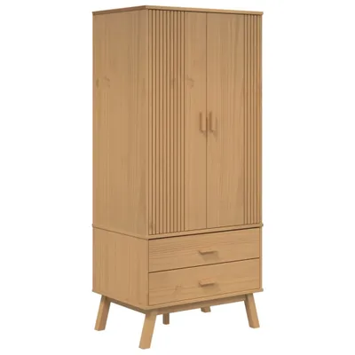 Produktbild von vidaXL Kleiderschrank OLDEN Braun 76,5x53x172 cm Massivholz Kiefer