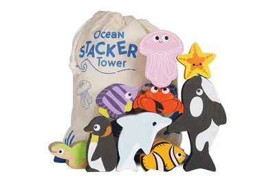 Zdjęcie produktu dla Le Toy Van Petilou Składana wieża oceaniczna 9 elementów