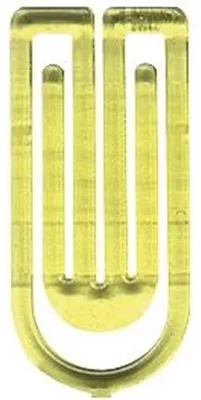 Produktbild von Büroklammern King Klip 32mm VE=40 Stück kristallgelb