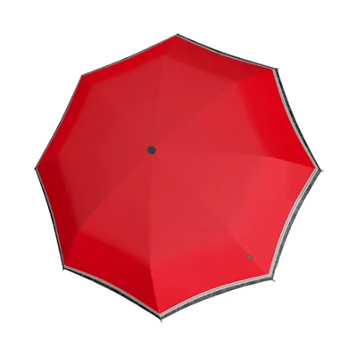 Produktbild von Knirps Taschenregenschirm Regenschirm T.010 Small Manual Circle Border rot