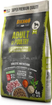 Obrázok produktu pre Belcando 556215, Dospelý, Ryba, Hydina, 4 kg, Bez gluténu