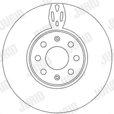 Immagine prodotto di 2x disco freno JURID 562297JC per OPEL Corsa D hatchback (S07) Adam (M13)