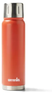 Isolierflasche 750 ml, doppelwandig, Edelstahl, auslaufsicher, orange