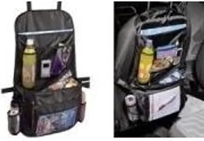 Image de Hama Automotive Mobile Organizer avec compartiment isotherme - Organiseur de siège arrière pour le rangement de divers accessoires - noir (83961)