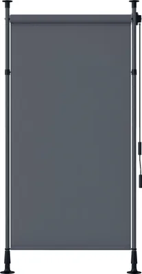 Produktbild von Outsunny Senkrechtmarkise, 150 x 220-310cm Balkonsichtschutz mit Sonnenschutz