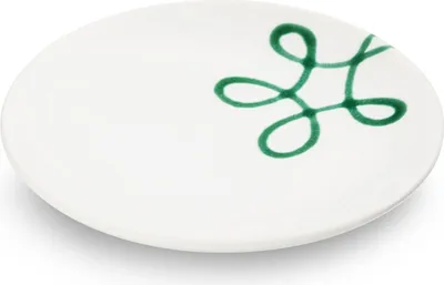 Immagine prodotto di Gmundner Vetroceramica Pur Piattino verde fiammato (Ø 15 cm)