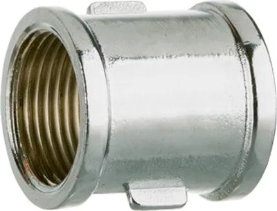 Produktbild von Verchromte Messingbuchse 1/2" weiblich/weiblich