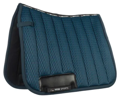 Sattelpad Blau Pony Vielseitigkeit, 3D-Mesh, atmungsaktiv
