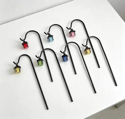 Imagen del producto de Kit de soportes para plantas, de 7 piezas, de metal, diseño decorativo, para el jardín