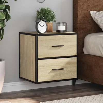 Obrázek produktu pro vidaXL Nástěnný noční stolek Sonoma dub 40x31x39,5 cm