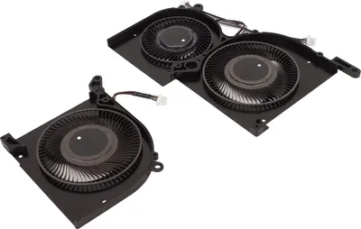 Obrázok produktu pre Pre MSI GS66 Chladiaci ventilátor 4pinový konektor Hliníková zliatina Jednoduché pripojenie Chladiaci ventilátor pre notebook 10SD 10SGS 10SFS 10SF 10SE Ventilátor CPU a GPU