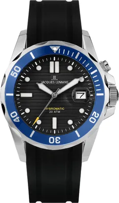 Immagine prodotto di Jacques Lemans 1-2170D Orologio da polso da uomo Hybromatic Nero/Blu