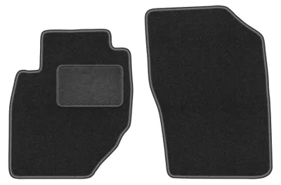 Immagine prodotto di Tappetini anteriori in moquette per Hyundai Terracan 2001-2006 (SUV) – 2 pezzi, grigio grafite, su misura – Wielganizator LUX